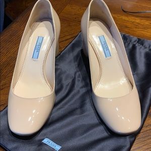 Prada Women’s Cap-toe Pumps. Size 37.
